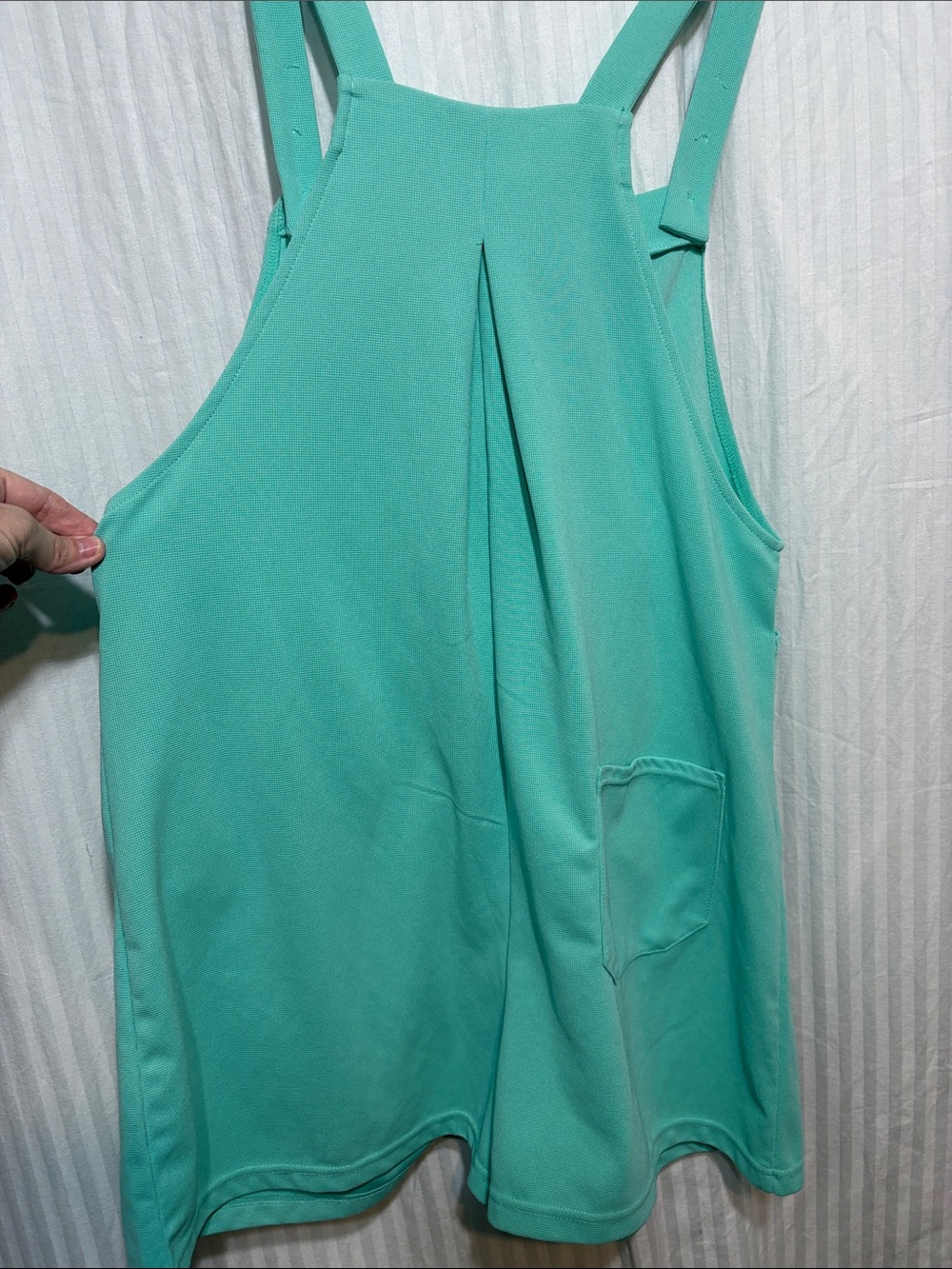 HALARA Mint Green Shorts Romper - Picture 4 of 8